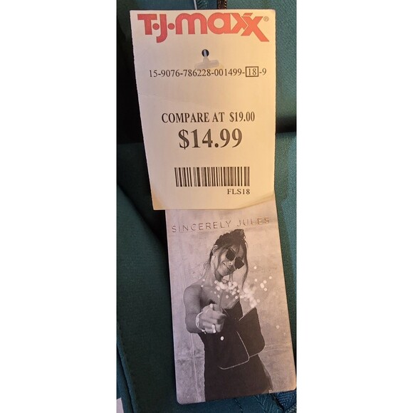 Sincerely Jules Slit Skort, Women's Size Lg, Teal NWT - Picture 5 of 7